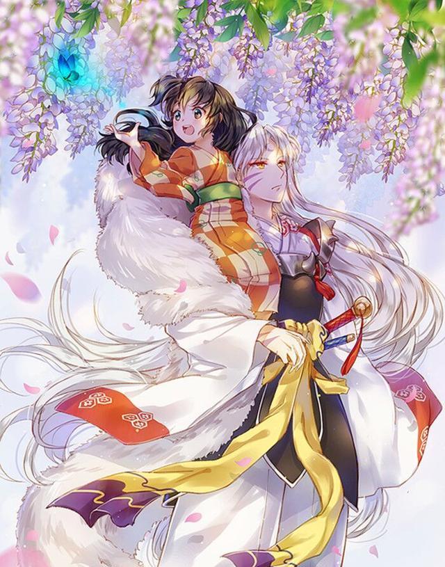 画师笔下的《犬夜叉》：二狗子很好看，杀生丸和奈落也太帅了吧