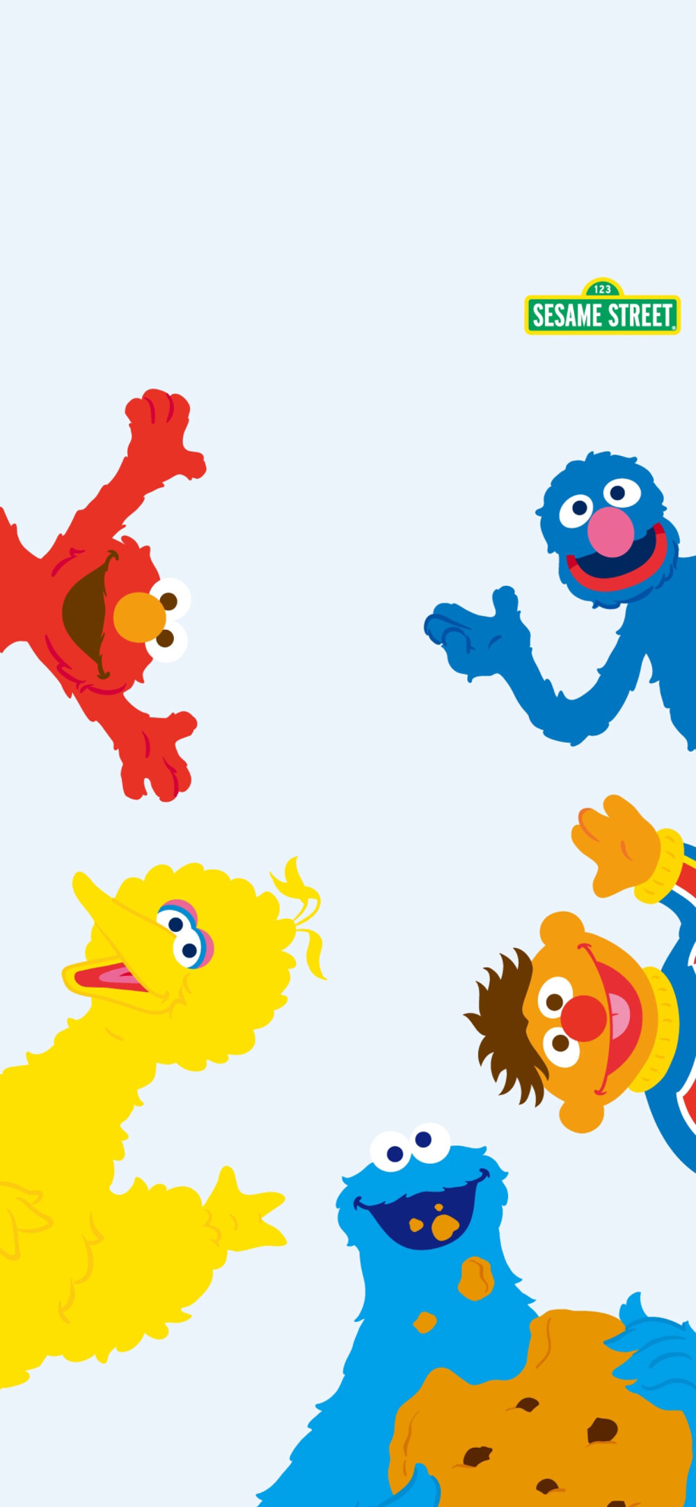 iPhone 壁纸 芝麻街 sesame street