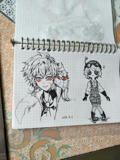 眼距要再宽些，线条不流畅(๑•ั็ω•็ั๑)