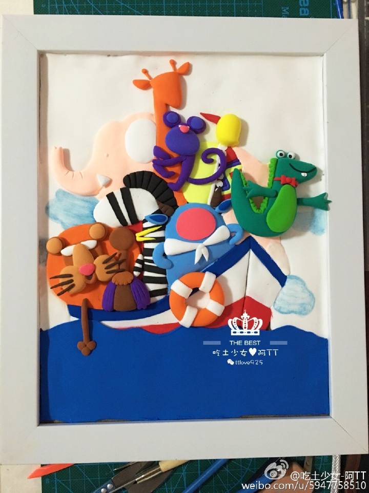 粘土画