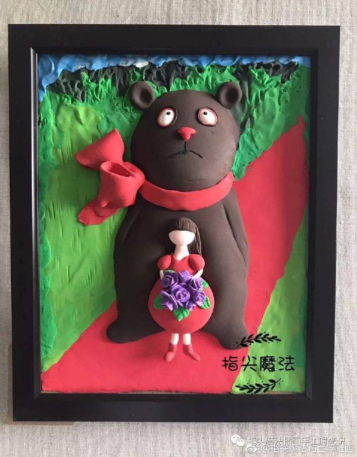 粘土画