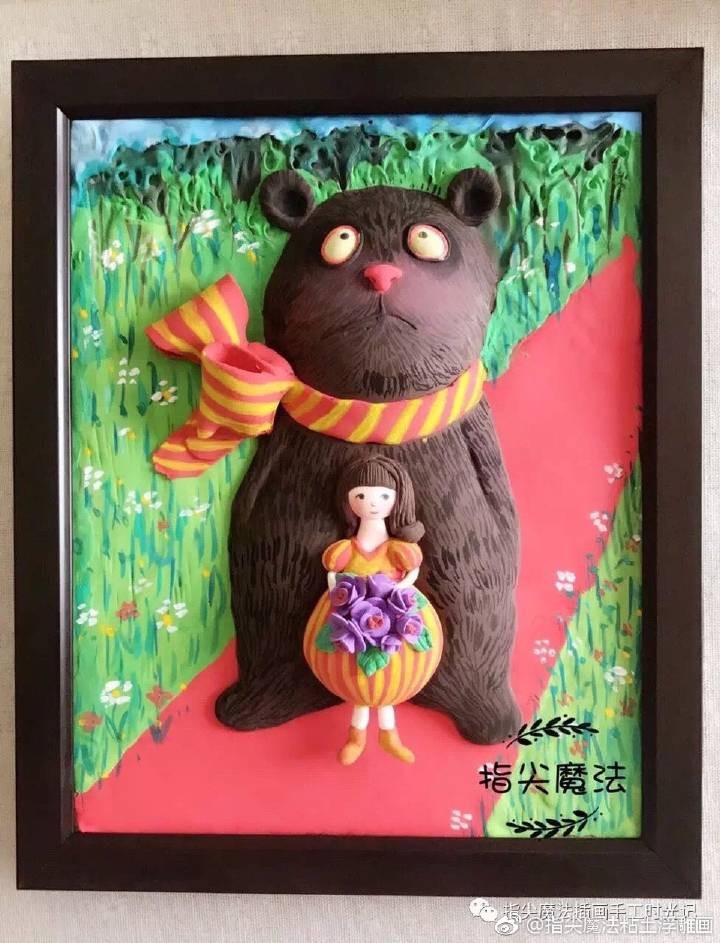 粘土画