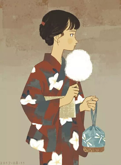 日本插画家 Jun Kumaori ，少女时代，生活，青涩，插画哦哦哦。女孩，一个人，向往的生活