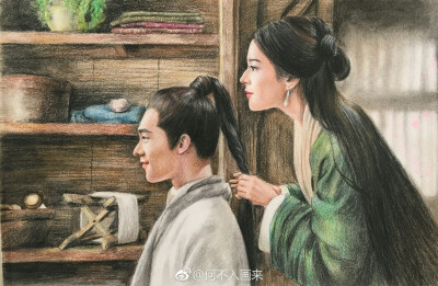 刘亦菲 手绘彩铅画
18年生贺
图源@何不入画来