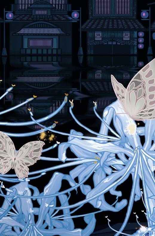 曼陀罗华(白色彼岸花)