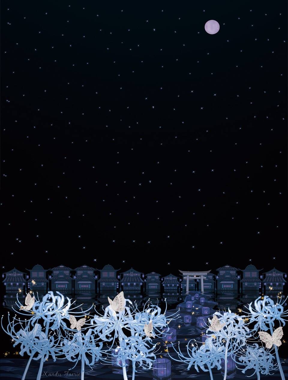 曼陀罗华(白色彼岸花)