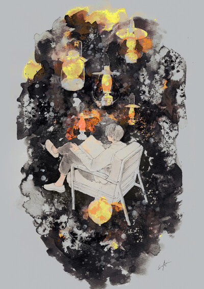  画师：青藤スイ ​​​​