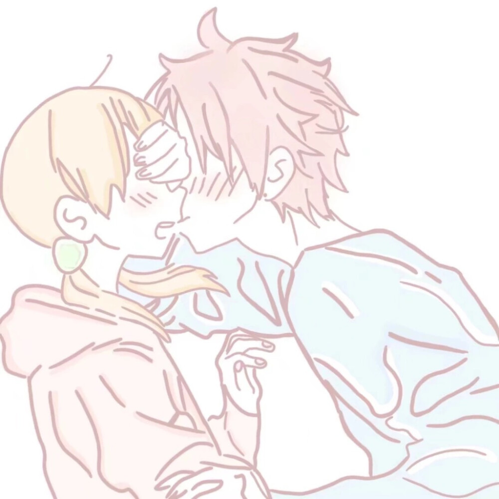 动漫情侣头像二次元玉子市场自描风格清新文艺