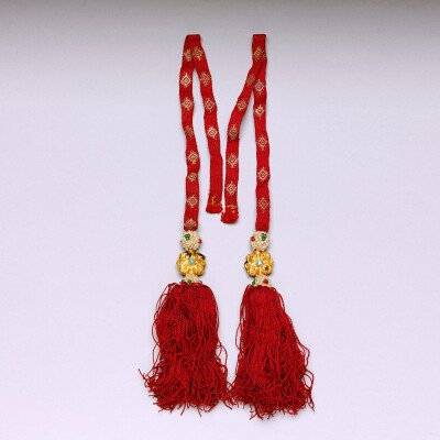 清 缉米珠线穗 台北故宫博物院藏 ​​​