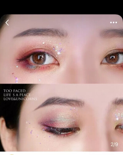 too faced 独角兽眼影盘