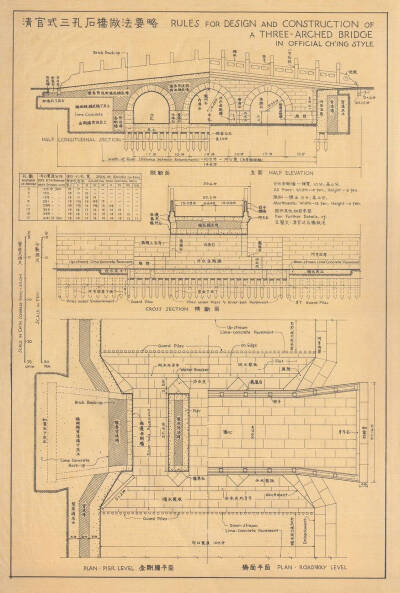 梁思成手绘古代建筑细节