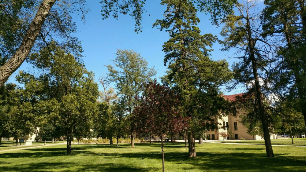 Fort Hays State University (☆_☆) Sunny Day..随手一拍都是画 20180915