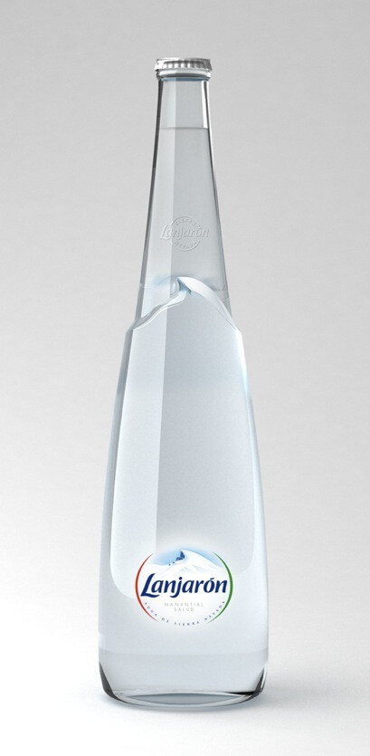 Lanjarón water bottle on Behance