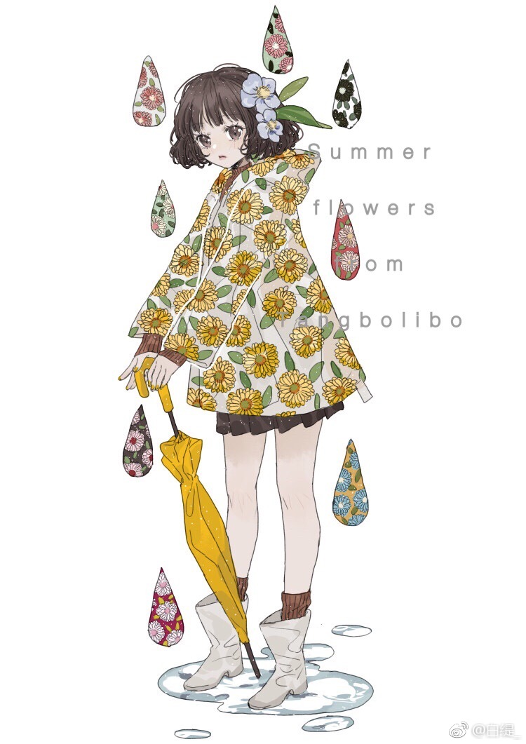 【侵删】夏日碎花_FLOWERS COLLECTION_羽化成裙
作者 白缇_
