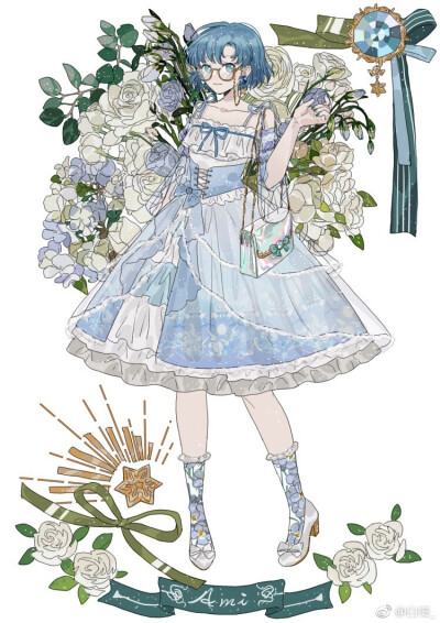 【侵删】美少女战士_FLOWERS COLLECTION_羽化成裙
作者 白缇_
