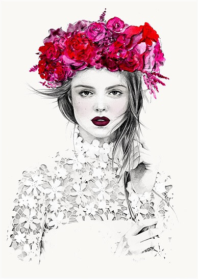 Ali Mitton fashion photography illustration by Kelly Smith