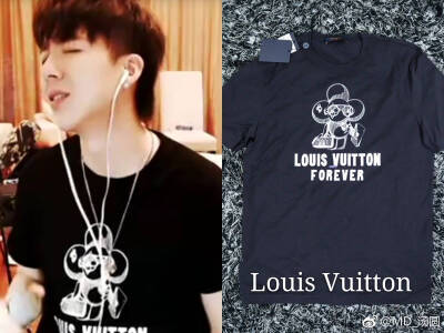 摩登兄弟刘宇宁的时装笔记20180819 ZB
T恤:Louis Vuitton/路易威登 LV vivienne 太阳花限定T恤 tee
