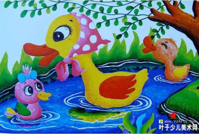 油画棒画
