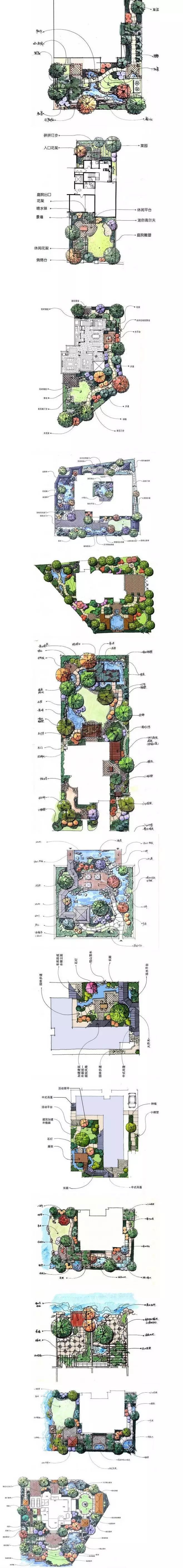 家居 庭院设计参考 花园 植物