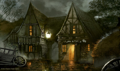 Prancing Pony tavern by daRoz