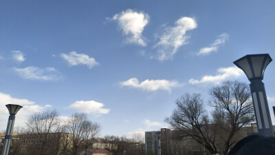 -Le ciel est blanc aujourd'hui.
-Mais les nuages sont noirs. 