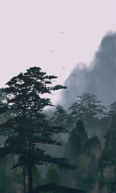 伊吹五月鸡腿子 古风插画