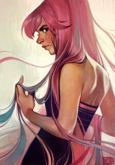 荷兰画师Lois van Baarle的一组作品。