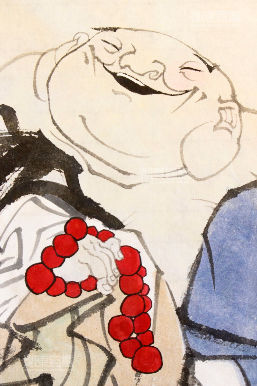 凯东书画作品弥勒之六