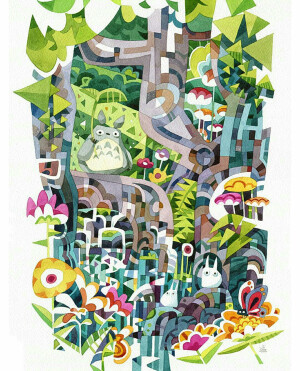水彩 插画