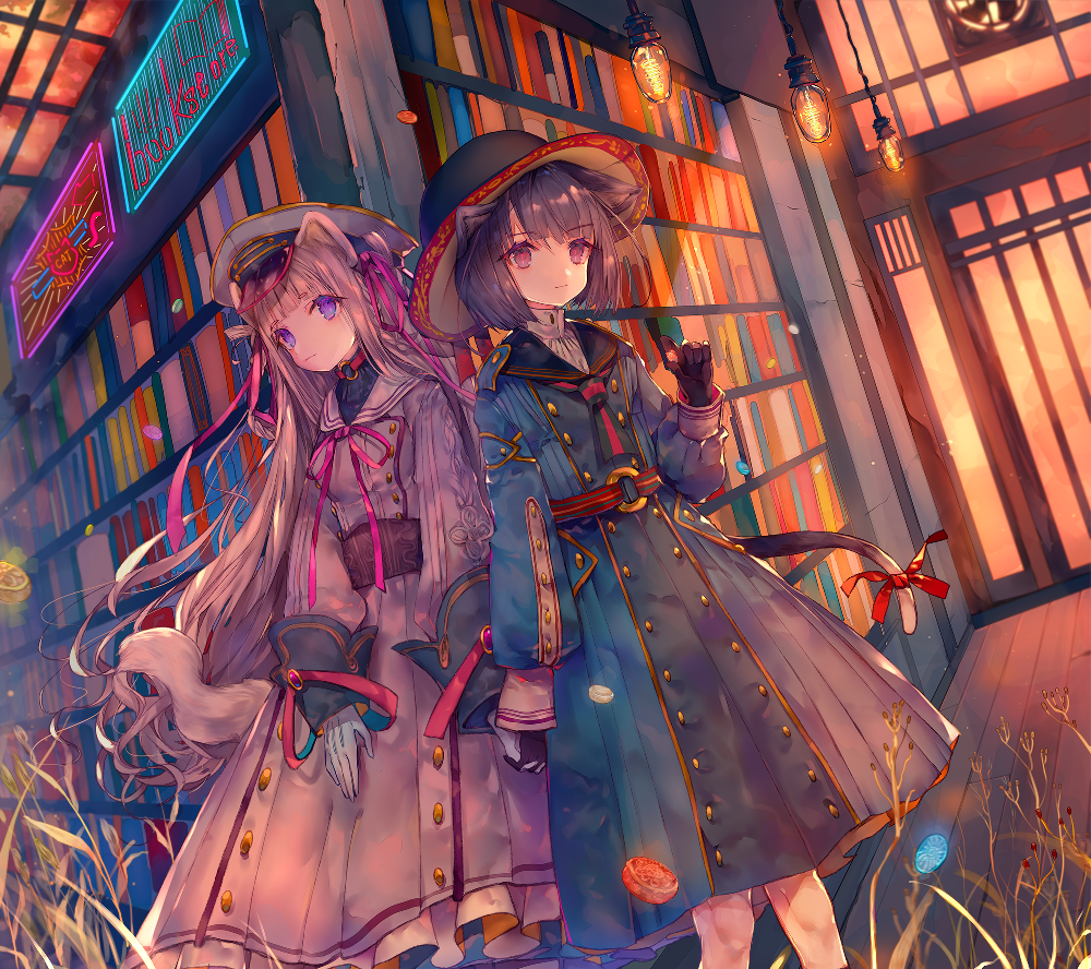 あずきとあんず. | 茶ごま #pixiv https://www.pixiv.