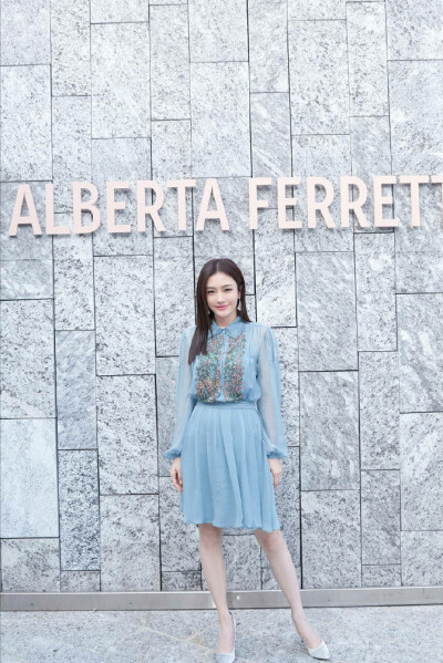 秦岚 Alberta Ferretti 2019春夏大秀