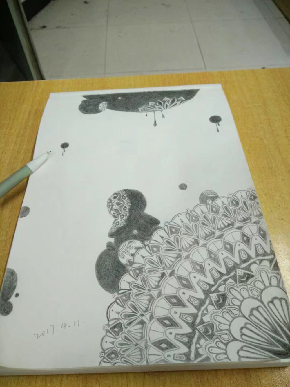 铅笔画