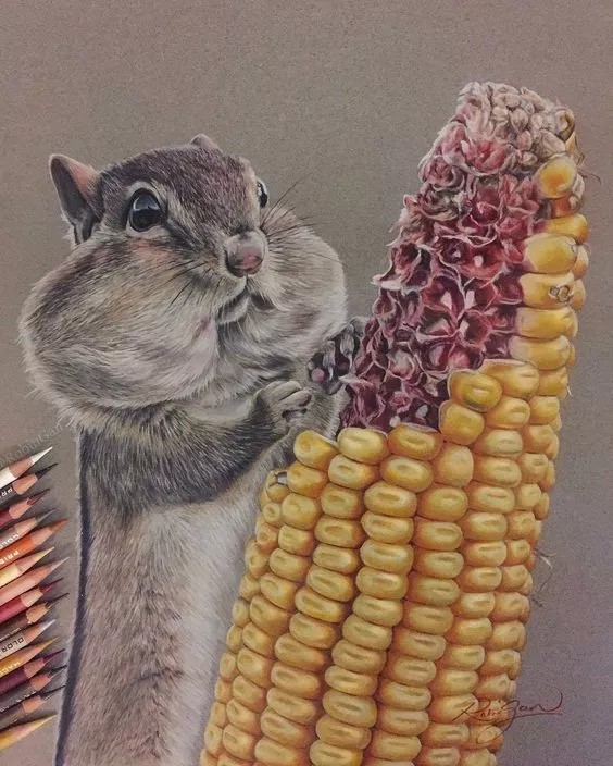 Robin Gan彩铅艺术家
