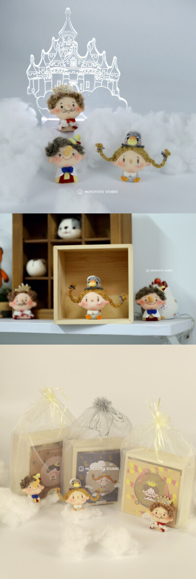 芝麻娃娃童话系列玩偶 材料包 （淘宝搜 MOYO TOTO手作工作室 材料包有售）布偶 玩偶 娃娃