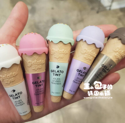 代购 韩国 the face shop 菲诗小铺 冰淇淋慕斯哑光丝绒染唇液唇彩唇釉