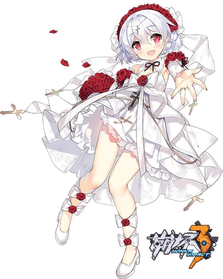 崩坏3德莉莎花裳月纱