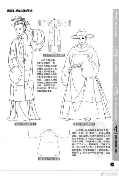 古代常用服侍画法