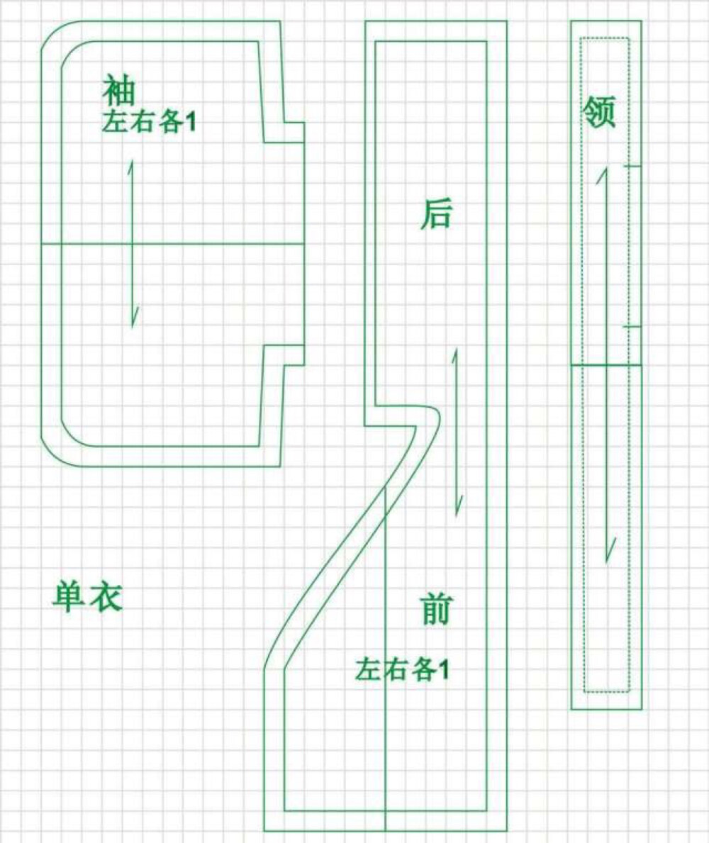 娃衣 样纸 打板