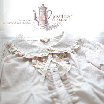 [JS-LOLITA] *珍妮与薄荷茶* 18年复刻翻领田园风衬衣 预约页面