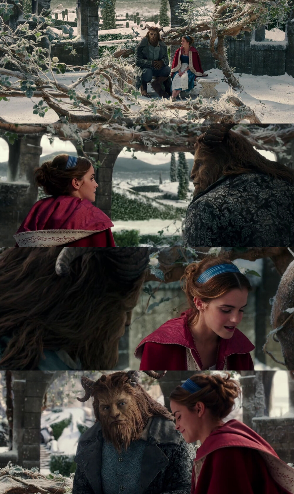 美女与野兽 艾玛 电影截图 自截 壁纸 拼接壁纸