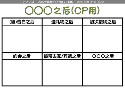 画手挑战 画手问卷