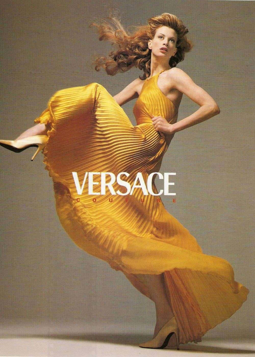 Versace Fall 1995 Campaign by Richard Avedon