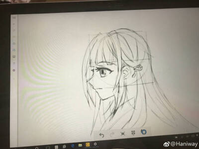 手绘 彩铅 炭笔 漫画 素描 速写