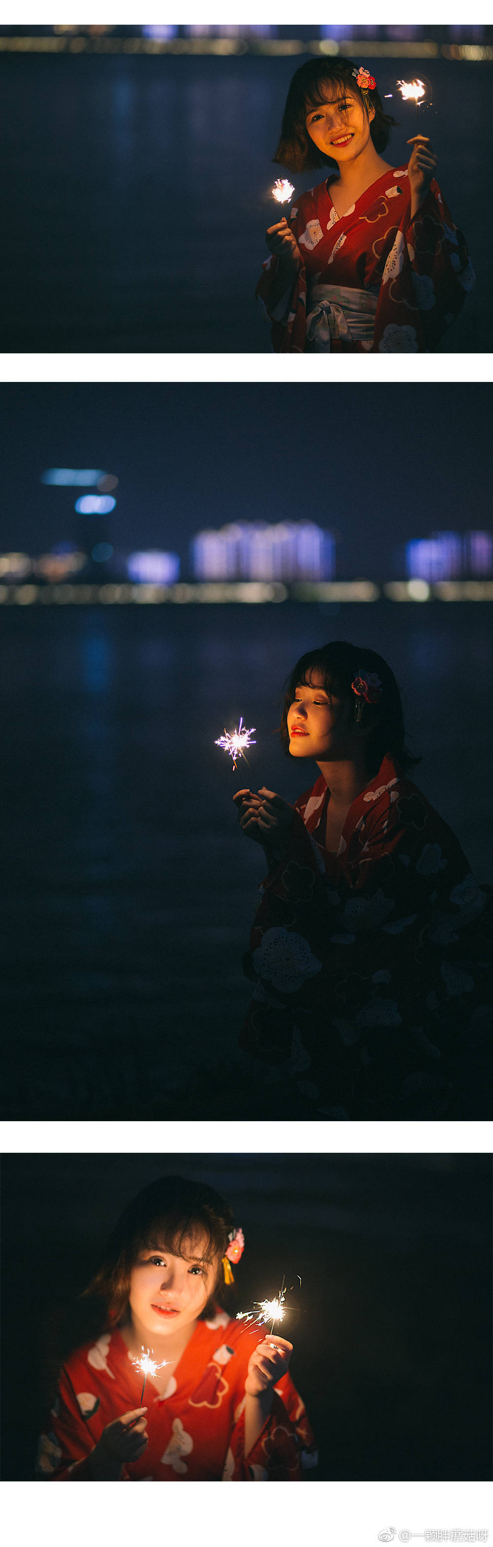 『夏の花火』
摄影：@一颗胖蘑菇呀
￼武汉约拍 #唐城约拍# #带着微博去旅行# ￼北京约拍 #蘑菇客片集#
