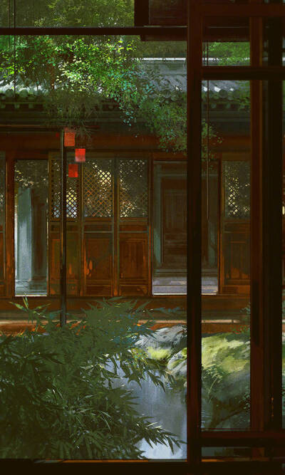 今天的小院子～