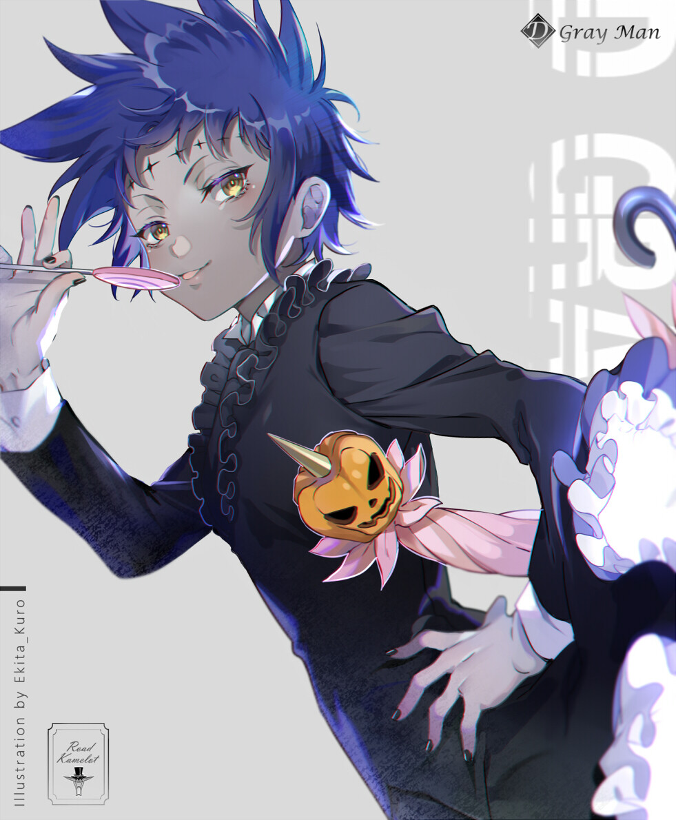 D.Gray-man 驱魔少年 绘师：Ekita玄（pixiv id=14793912）@Ekita玄 本作品pixiv id=70837564