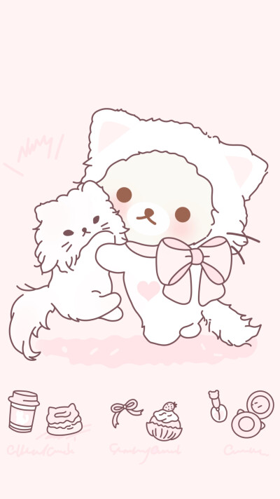自描可爱壁纸