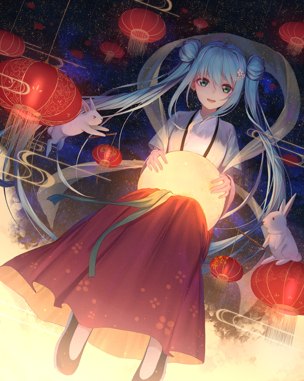 VOCALOID 初音未来 绘师：极道寂（p id=5245628） 本作品id=70838701