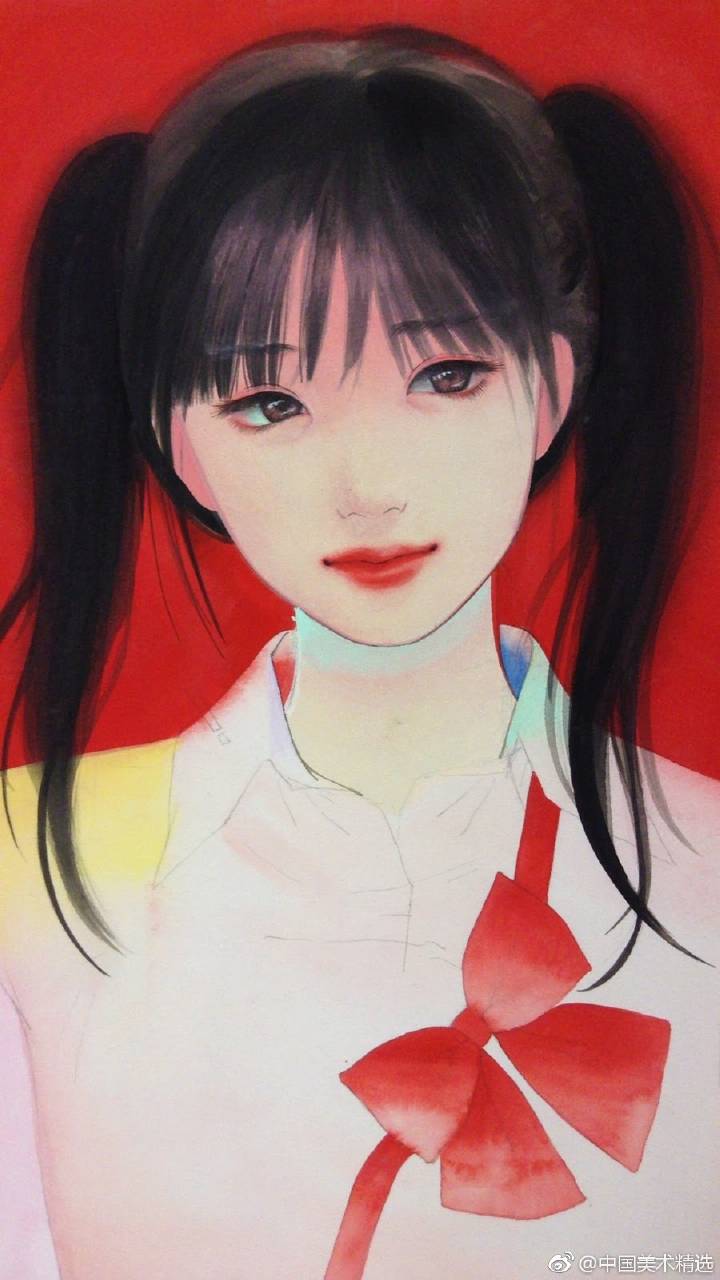 細川成美(Narumi Hosokawa) 红系 ​​插画