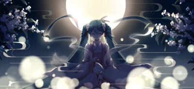 初音 中秋贺图